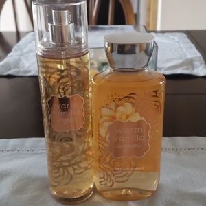 Bath and body works warm sugar vanilla set